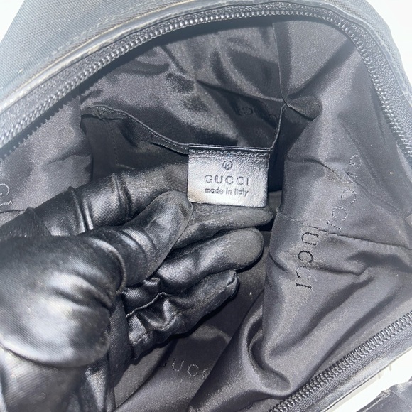 Gucci Black Re Nylon Hobo Shoulder Bag - Picture 7 of 8